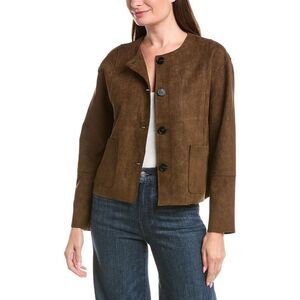 Picadilly Womens  Button Front Jacket, Green